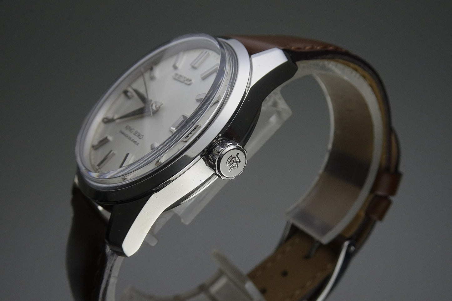 Serviced  Vintage 1966 JAPAN 44 KING SEIKO CALENDAR 4402-8000 25J Hand-winding.