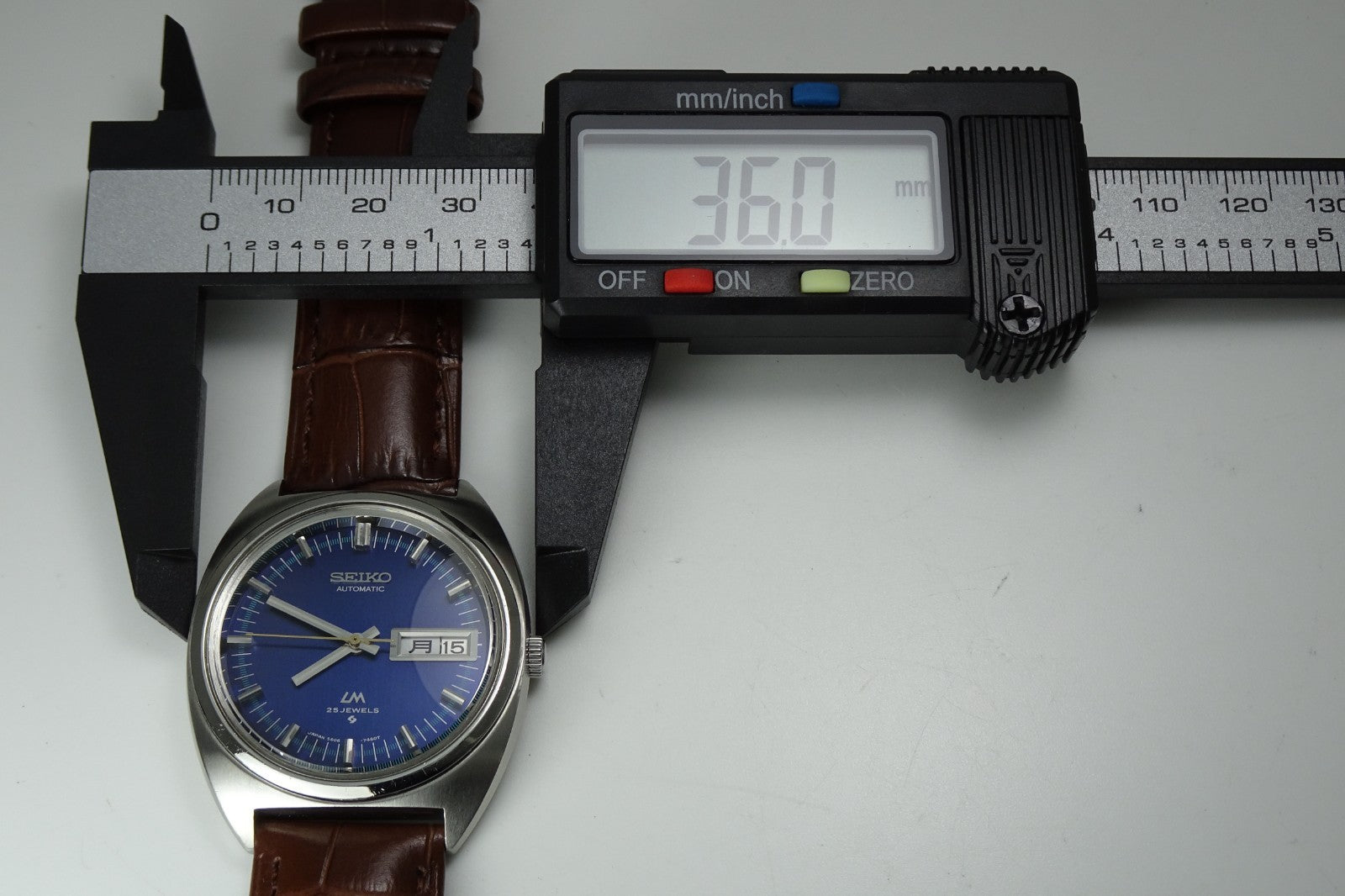 Vintage 1971 JAPAN SEIKO LORD MATIC WEEKDATER 5606-7140 25Jewels Automatic.