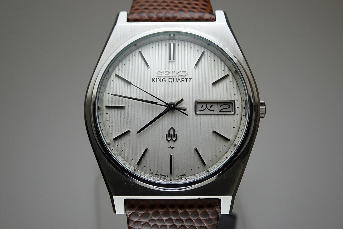 Vintage 1978 JAPAN SEIKO KING QUARTZ 5856-7030 8Jewels Quartz.