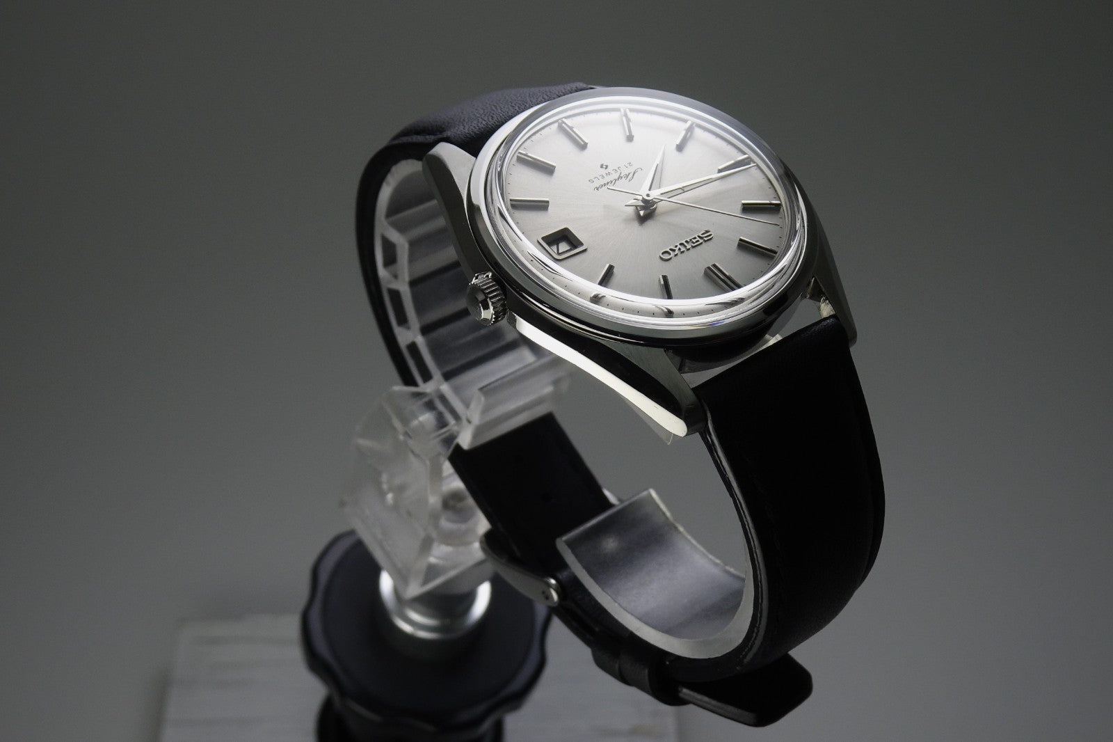 Vintage 1971 JAPAN SEIKO SKYLINER CALENDAR 6102-8000 21Jewels Hand-winding.