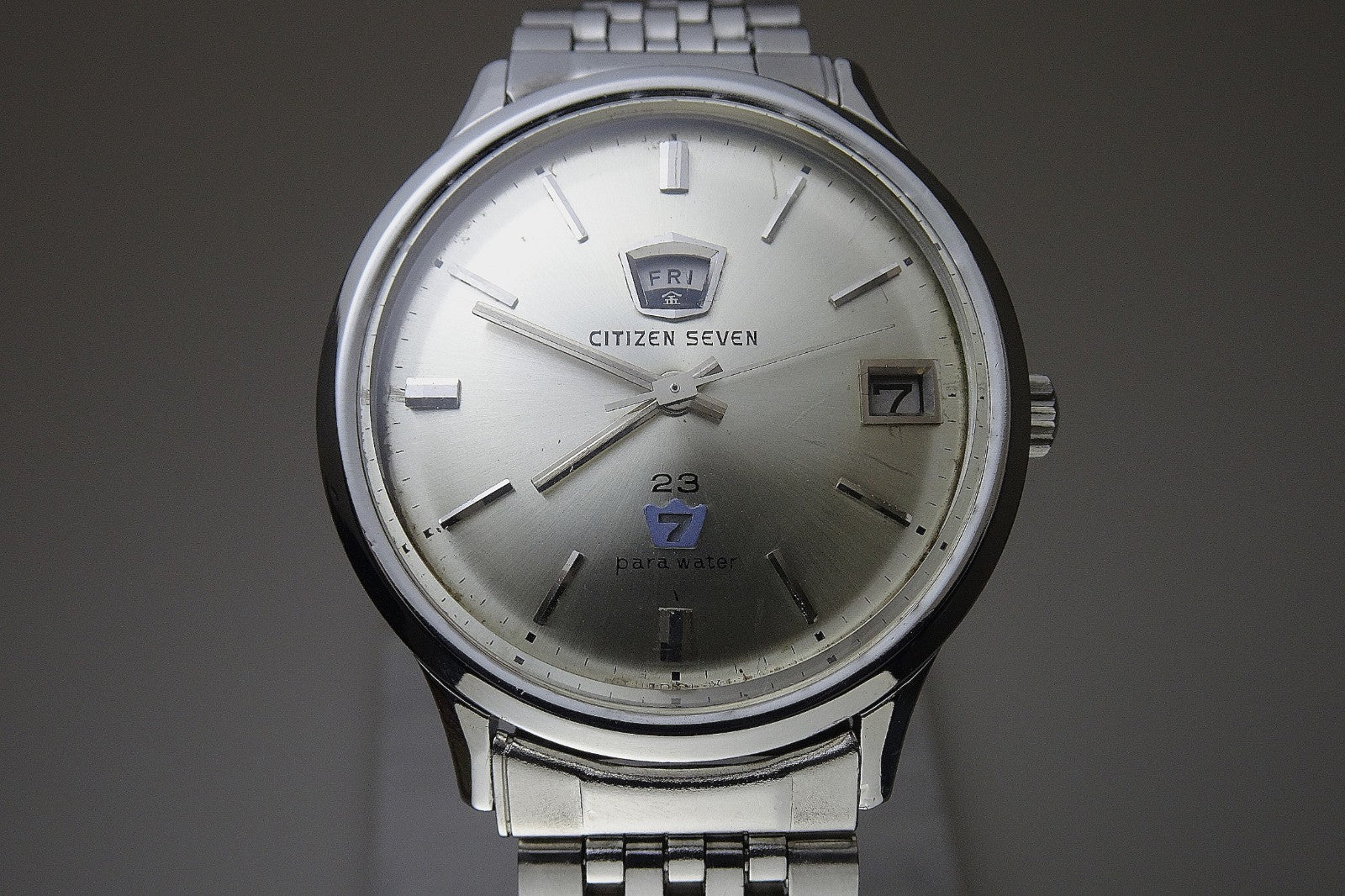 Serviced Vintage 1960’s CITIZEN SEVEN SEOS81301-T 23Jewels Hand-winding.