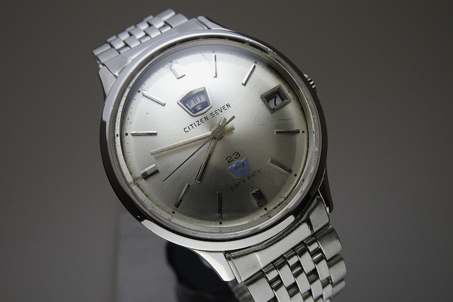 Serviced Vintage 1960’s CITIZEN SEVEN SEOS81301-T 23Jewels Hand-winding.