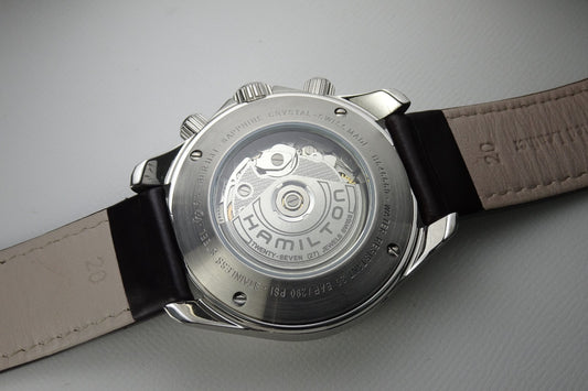 HAMILTON Khaki Aviation Pilot Auto Chrono H646660 27Jewels Automatic.