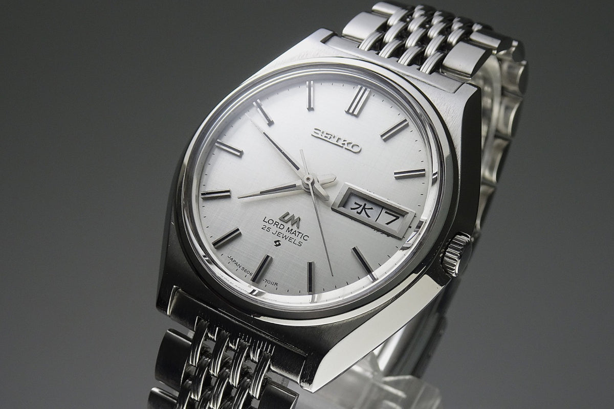 Vintage 1969 JAPAN SEIKO LORD MATIC WEEKDATER 5606-7010 25Jewels Automatic.