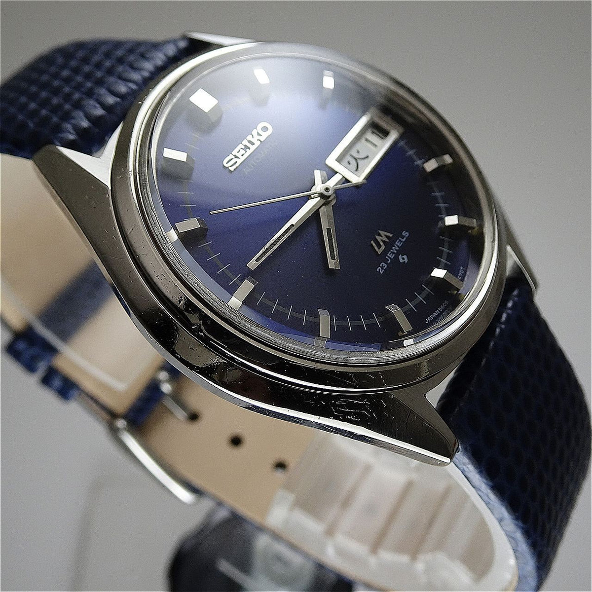 Serviced Vintage 1972 JAPAN SEIKO LORD MATIC WEEKDATER 5606-7190 23J Automatic.