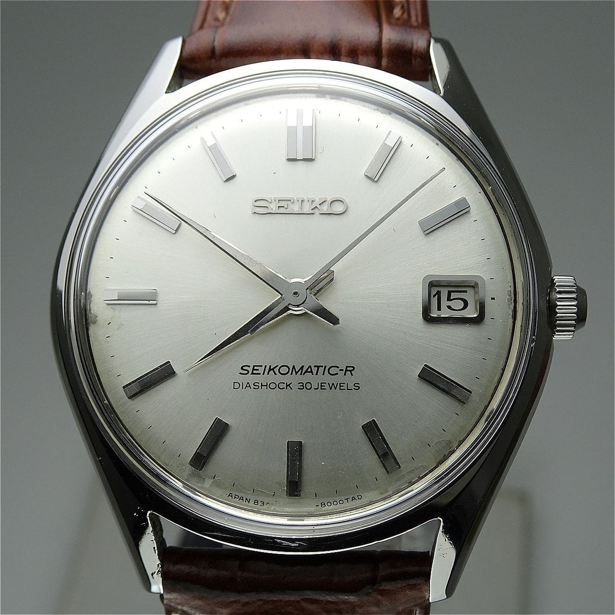 Serviced  Vintage 1965 JAPAN SEIKO SEIKOMATIC-R 8305-8010 30Jewels Automatic.