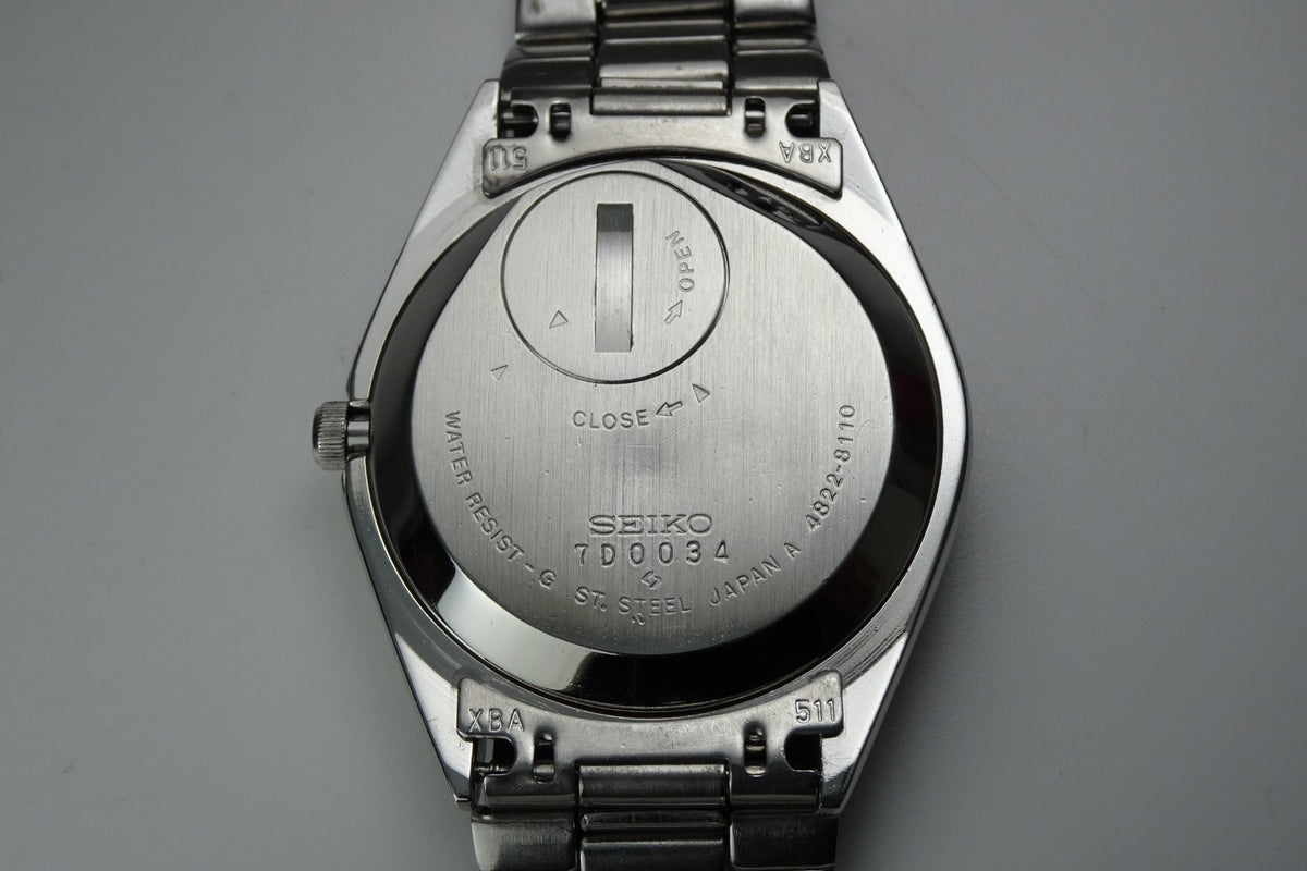 Vintage 1977 JAPAN SEIKO KING QUARTZ 4822-8110 7Jewels Quartz.