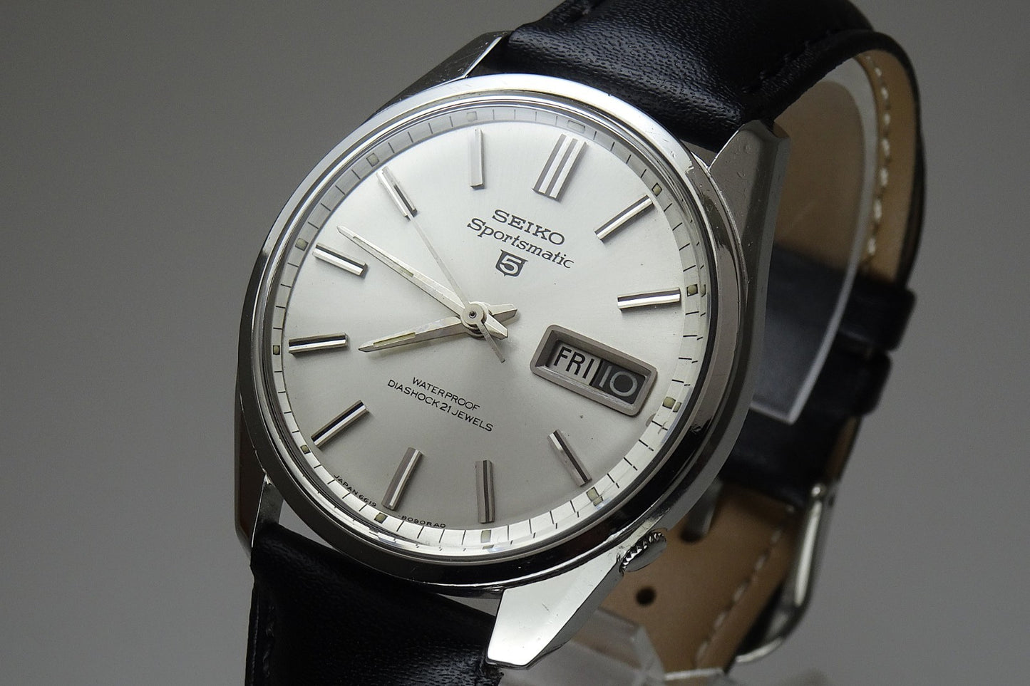 Vintage 1966 JAPAN SEIKO SPORTSMATIC5 6619-8120 21Jewels Automatic.