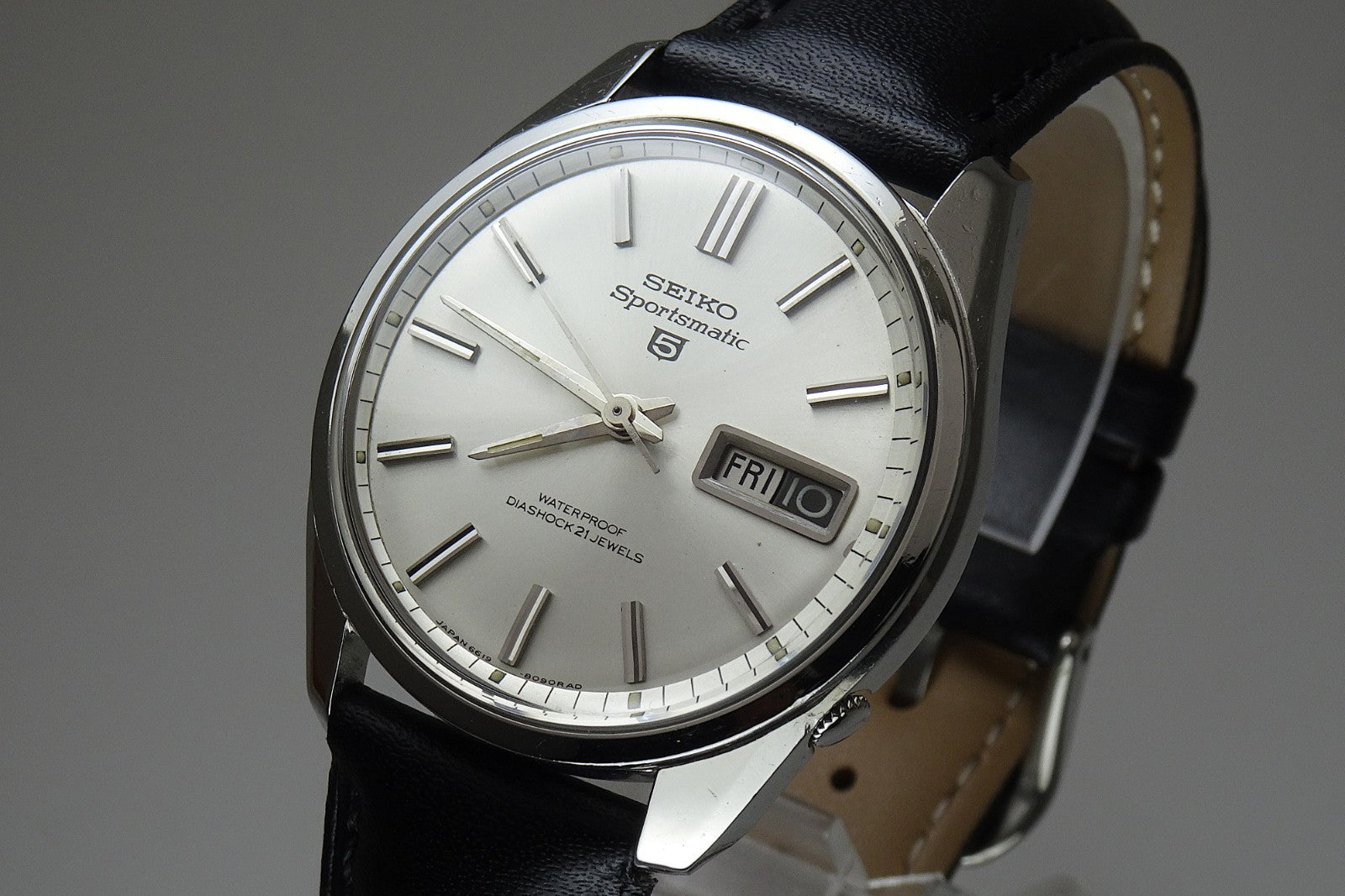Vintage 1966 JAPAN SEIKO SPORTSMATIC5 6619-8120 21Jewels Automatic.