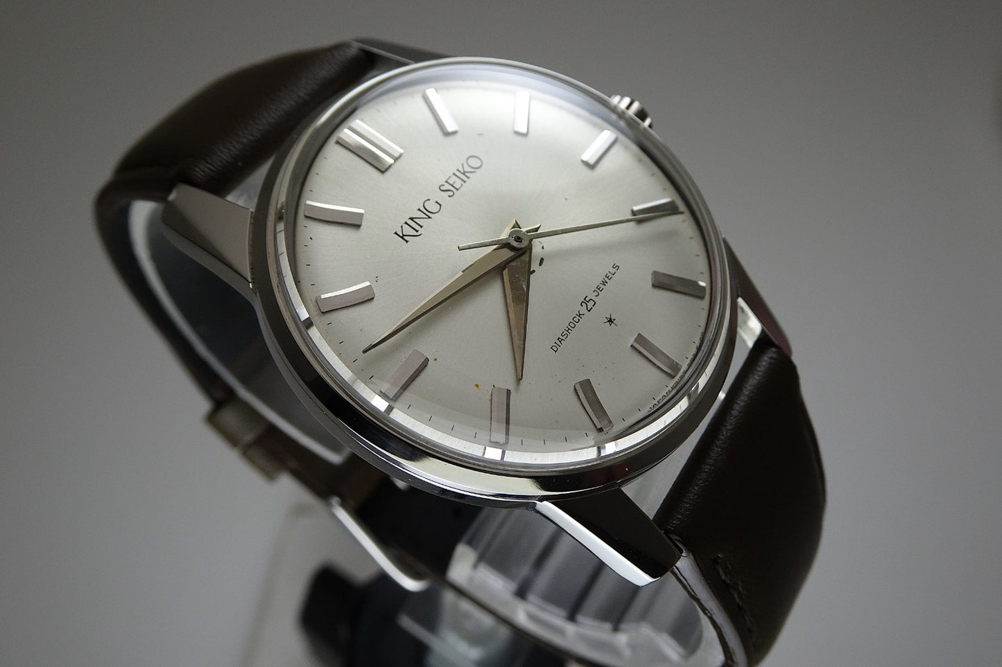 Vintage 1964 JAPAN KING SEIKO FIRST MODEL 15034  25Jewels Hand-winding.