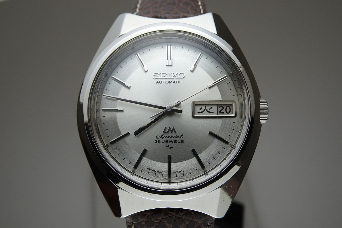 Vintage 1972 JAPAN SEIKO LORD MATIC SPECIAL WEEKDATER 5206-6110 25J Automatic.