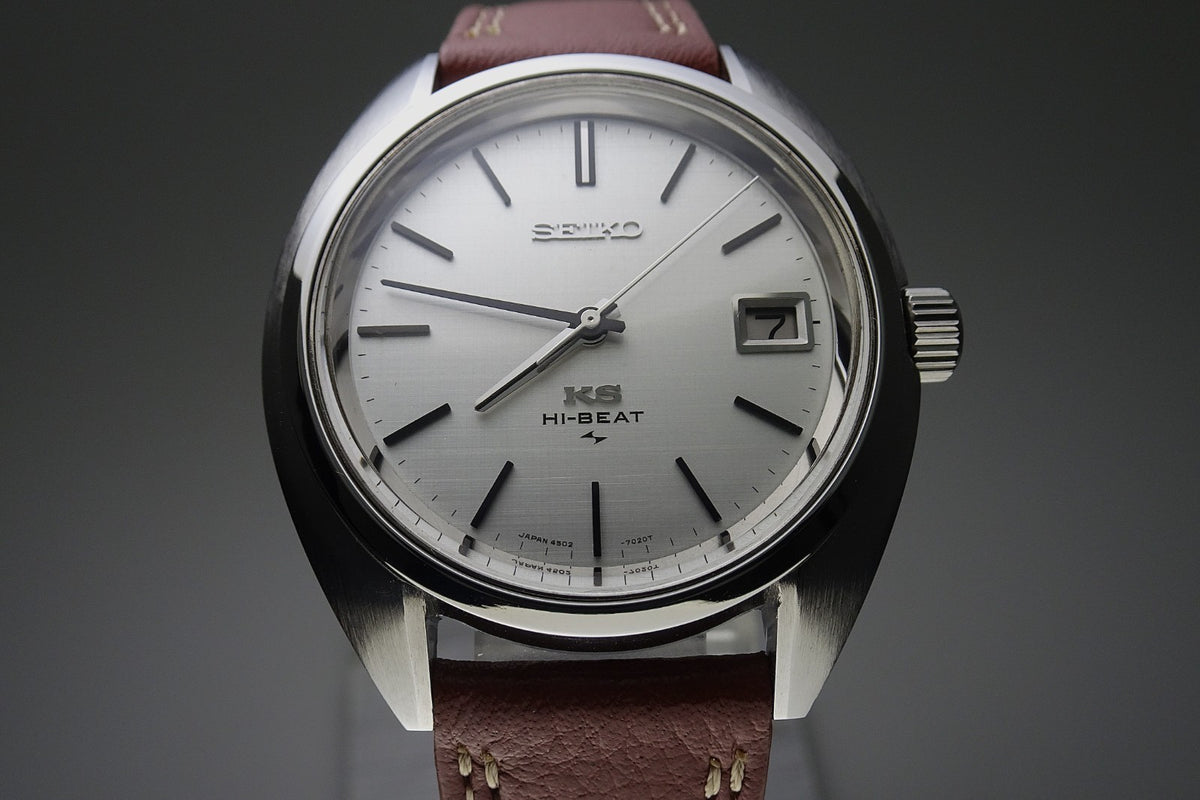 Serviced  Vintage 1970 JAPAN KING SEIKO CALENDAR 4502-7010 25J Hand-winding.
