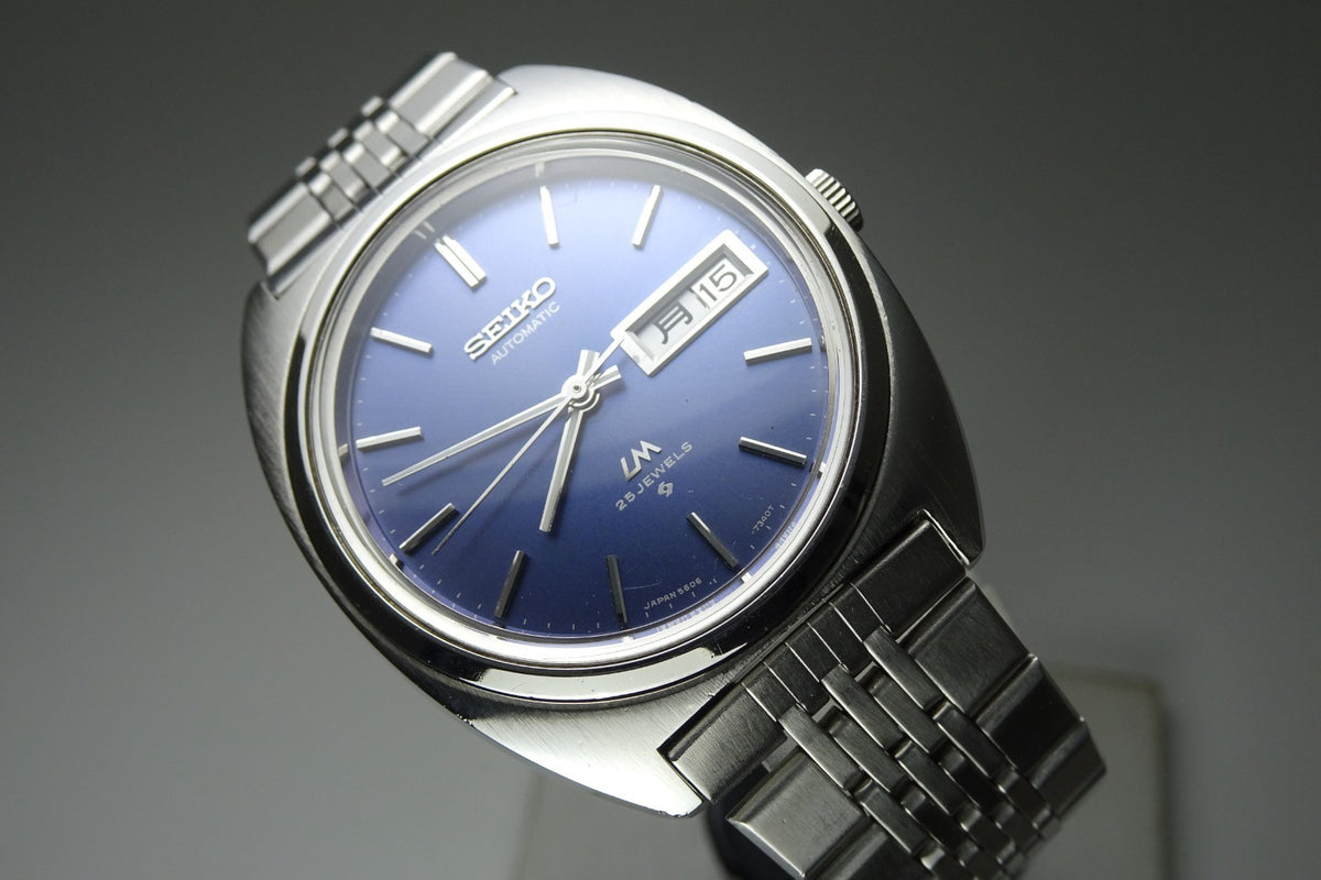 Serviced Vintage 1972 JAPAN SEIKO LORD MATIC WEEKDATER 5606-7140 25J Automatic.