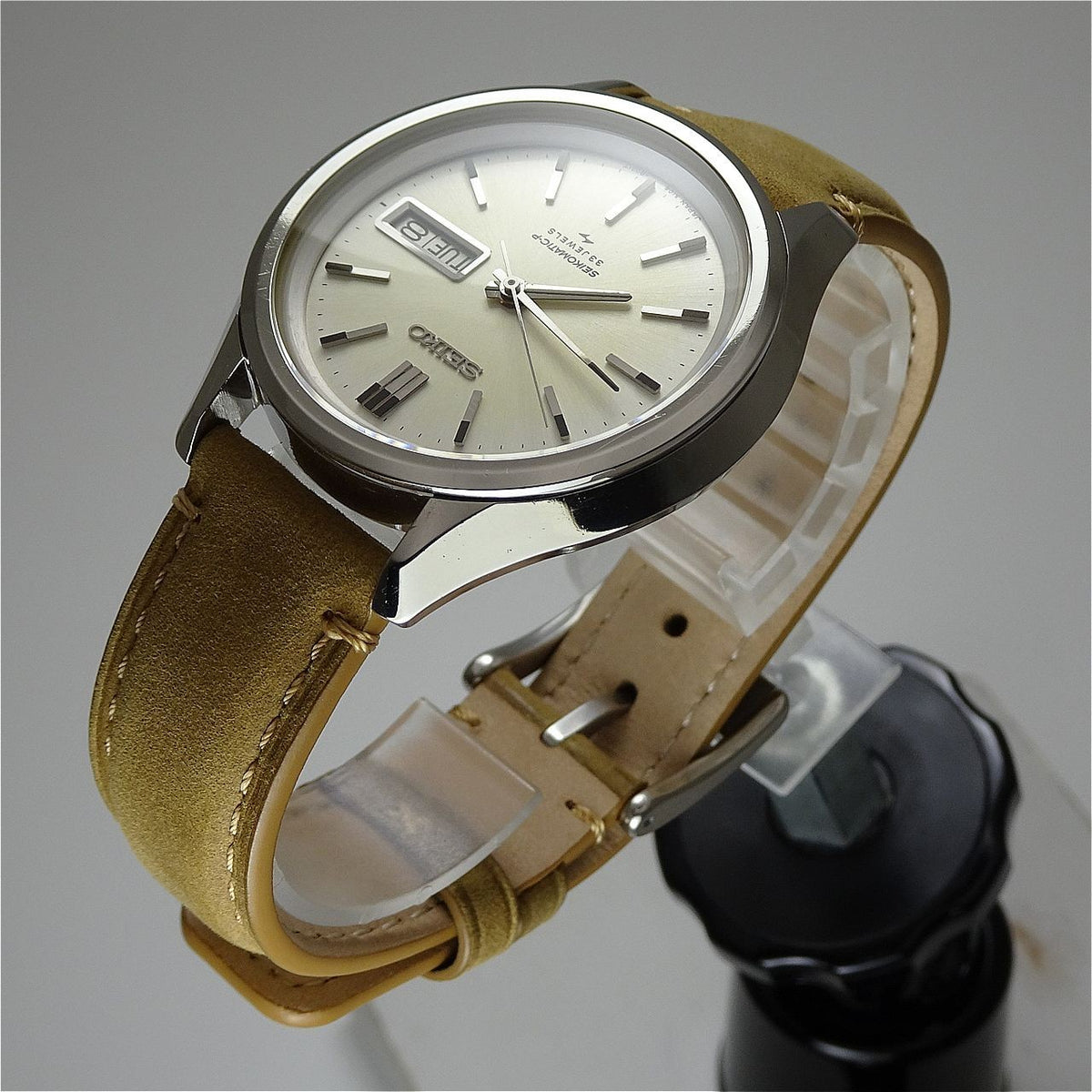 Vintage 1969 JAPAN SEIKO SEIKOMATIC-P WEEKDATER 5106-8020 33Jewels Automatic.