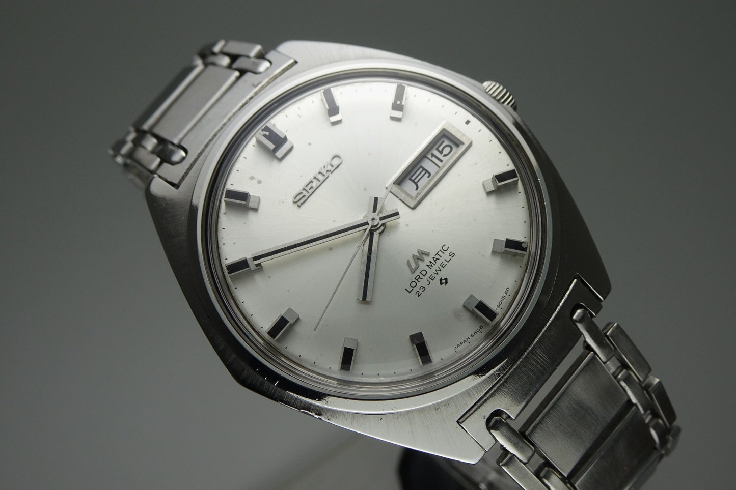 Serviced Vintage 1968 JAPAN SEIKO LORD MATIC WEEKDATER 5606-9000 23J Automatic.