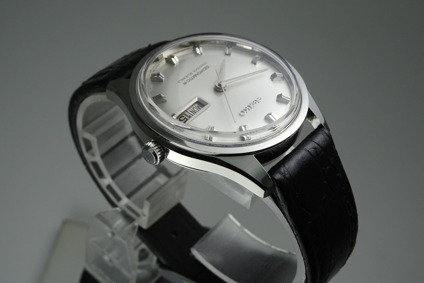 Vintage 1966 JAPAN SEIKO SEIKOMATIC-R WEEKDATER 8306-8001 30Jewels Automatic.