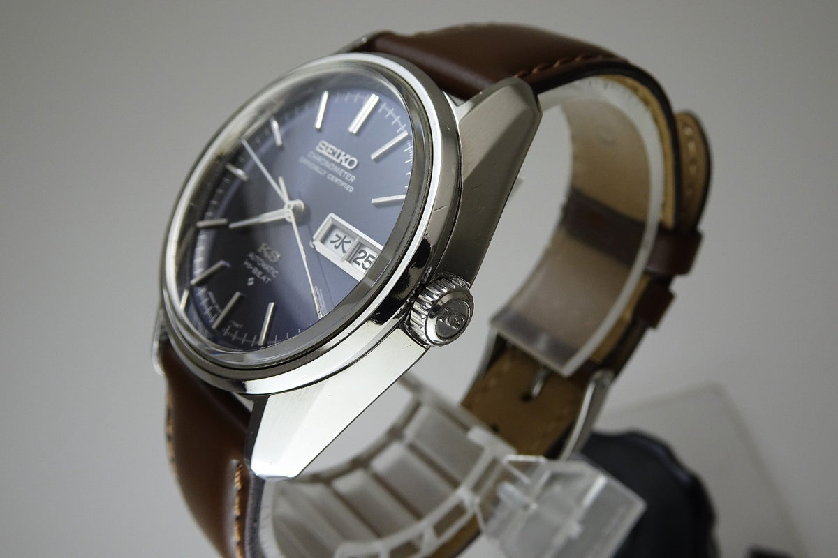 Vintage 1974 JAPAN KING SEIKO CHRONOMETER WEEKDATER 5626-7041 25J Automatic.