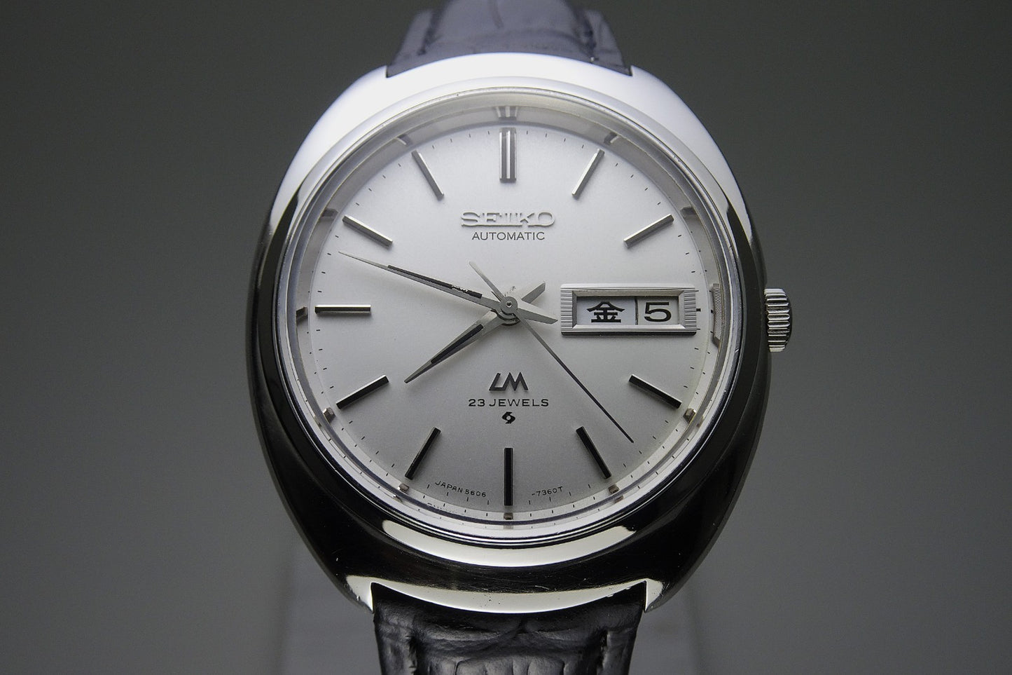 Vintage 1970 JAPAN SEIKO LORD MATIC WEEKDATER 5606-7160 23Jewels Automatic.