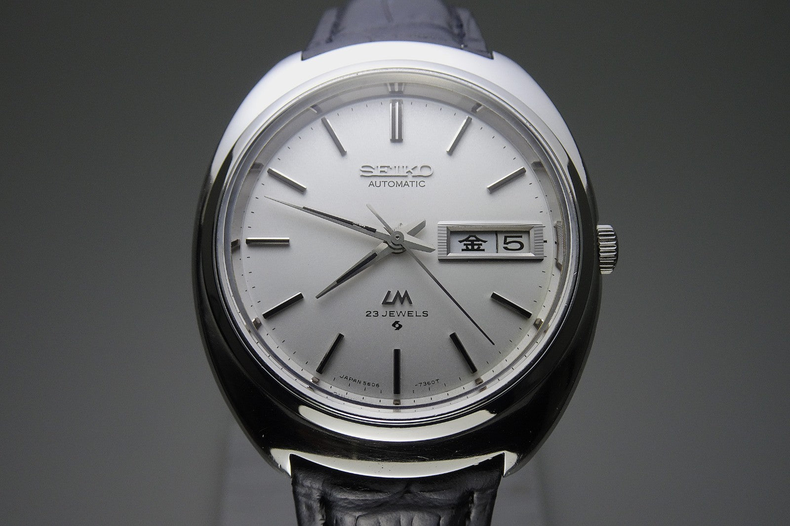 Vintage 1970 JAPAN SEIKO LORD MATIC WEEKDATER 5606-7160 23Jewels Automatic.