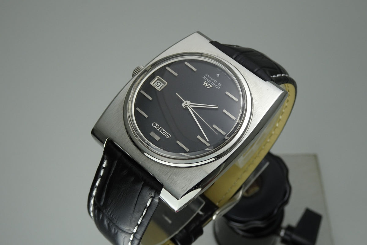 Vintage 1969 JAPAN SEIKO LORD MATIC CALENDAR 5605-7030 25Jewels Automatic.