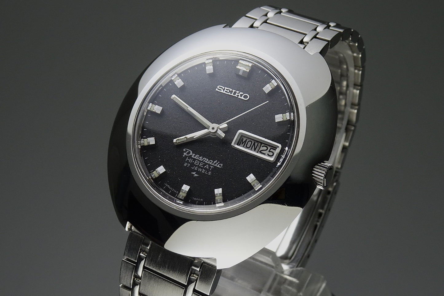 Vintage 1969 JAPAN SEIKO 51 PRESMATIC WEEKDATER 5146-7000 27Jewels Automatic.