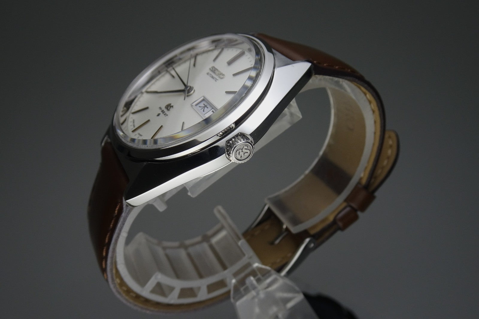 Vintage 1973 JAPAN GRAND SEIKO WEEKDATER 5646-7011 25Jewels Automatic.