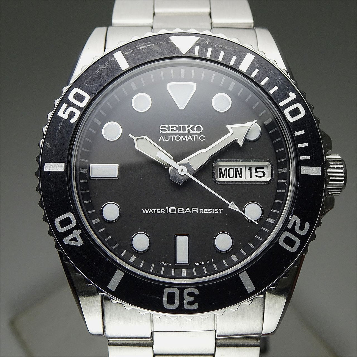 Vintage 2003  SEIKO DIVER'S 10BAR 7S26-0040 21Jewels Automatic.