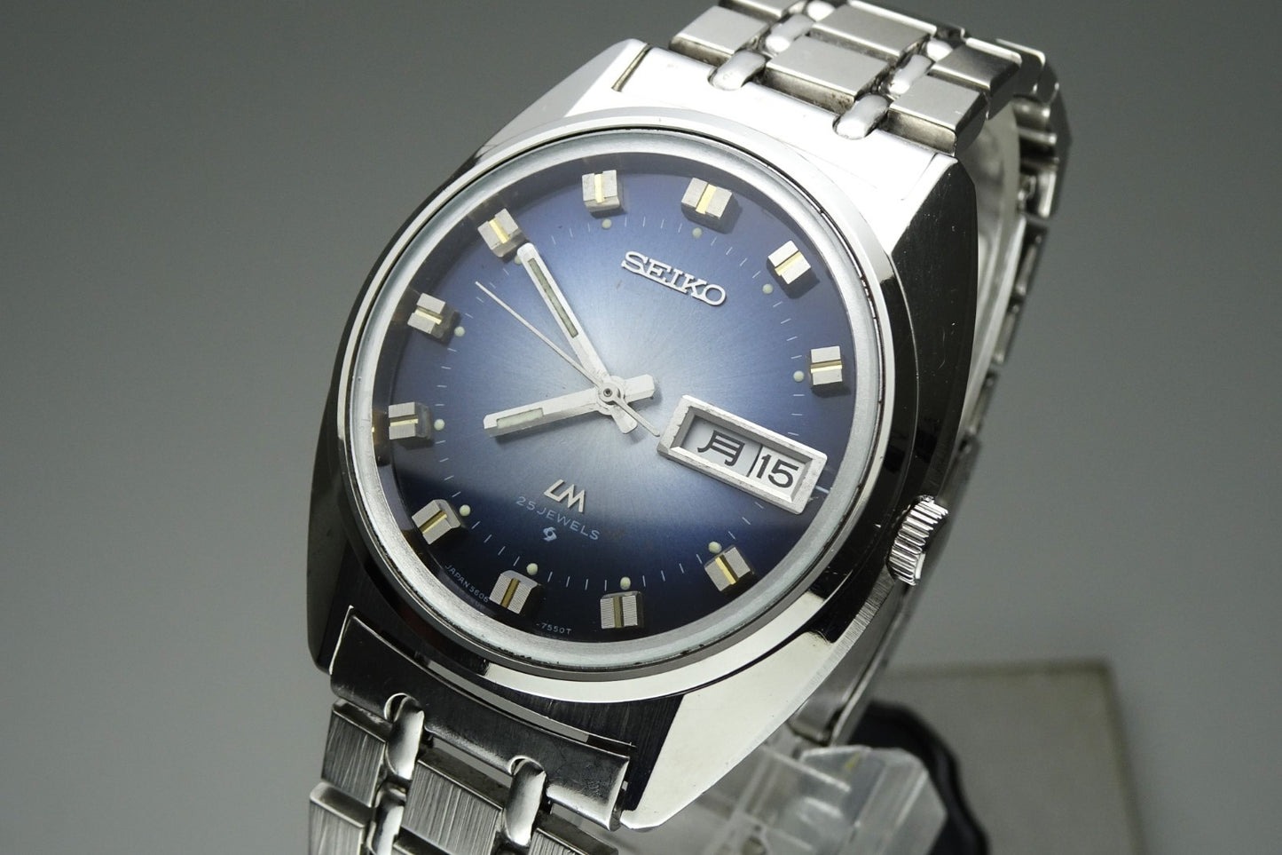 Vintage 1973 JAPAN SEIKO LORD MATIC WEEKDATER 5606-7231 25Jewels Automatic.