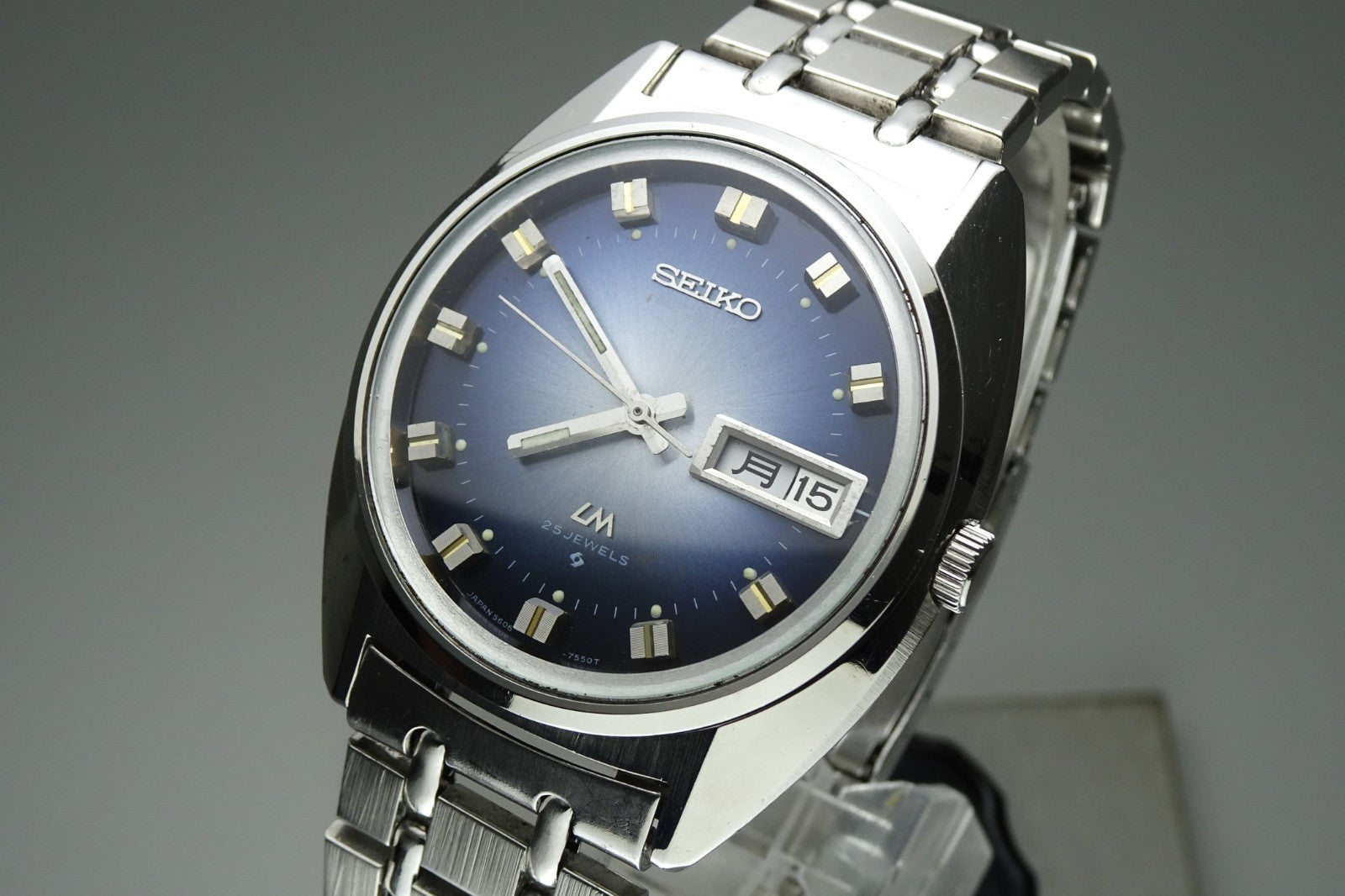 Vintage 1973 JAPAN SEIKO LORD MATIC WEEKDATER 5606-7231 25Jewels Automatic.