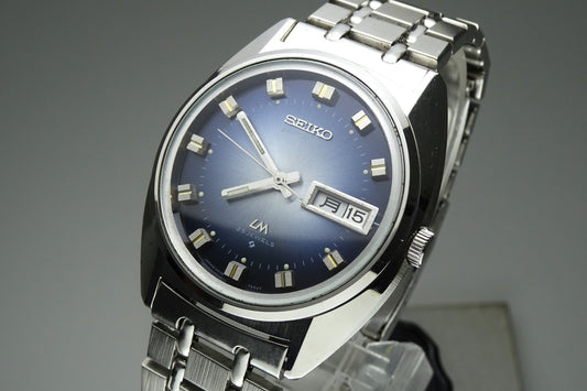 Vintage 1973 JAPAN SEIKO LORD MATIC WEEKDATER 5606-7231 25Jewels Automatic.
