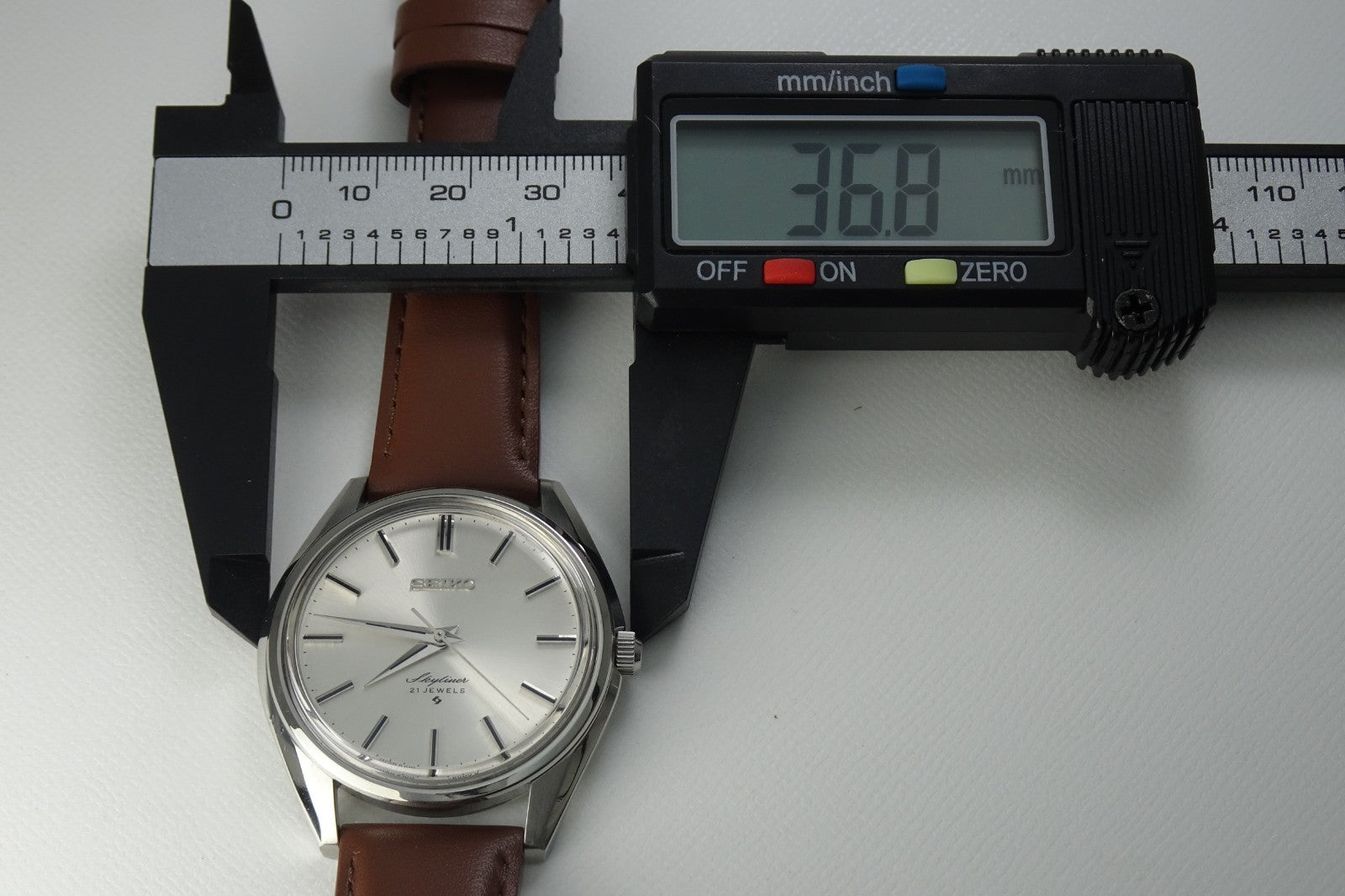 Serviced  Vintage 1971 JAPAN SEIKO SKYLINER 6100-8000 21Jewels Hand-winding.