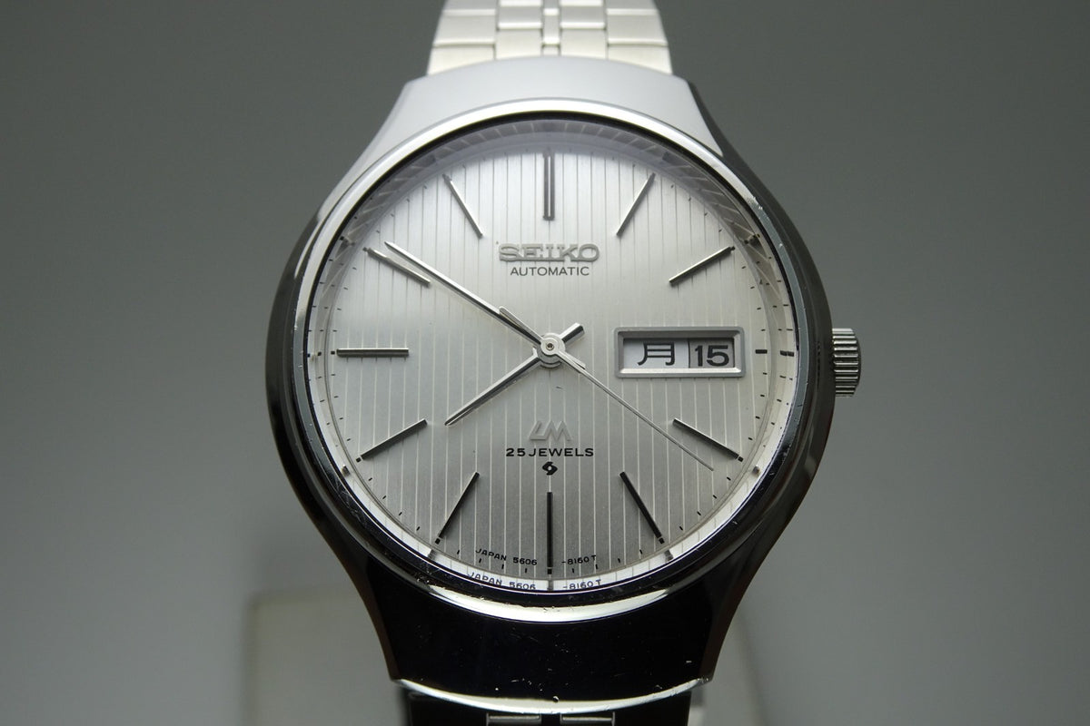 Serviced Vintage 1975 JAPAN SEIKO LORD MATIC WEEKDATER 5606-8120 25J Automatic.