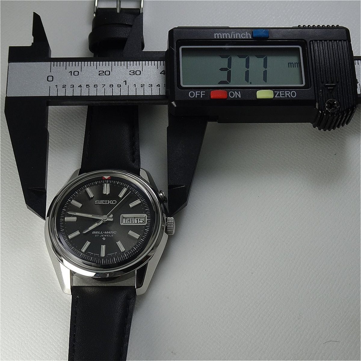 Vintage 1972 JAPAN SEIKO BELL-MATIC WEEKDATER 4006-7012 27Jewels Automatic.