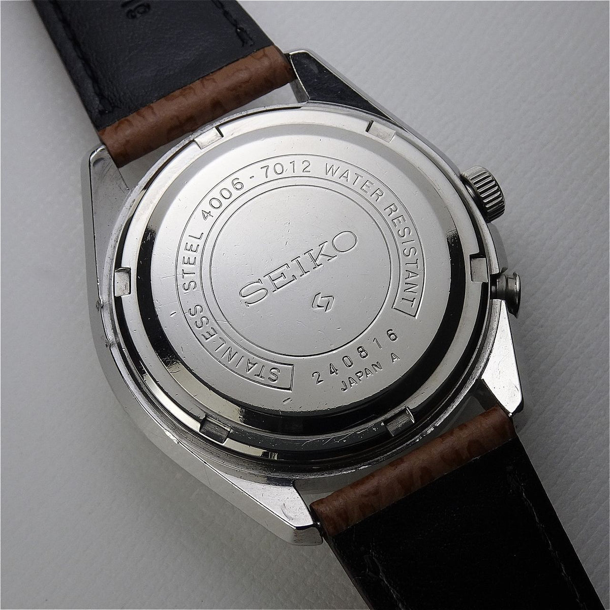 Vintage 1972 JAPAN SEIKO BELL-MATIC WEEKDATER 4006-7012 27Jewels Automatic.