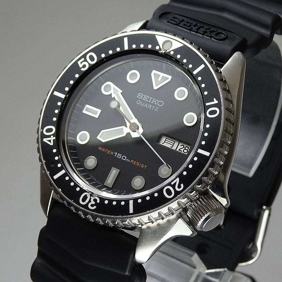 Vintage 1982 JAPAN SEIKO QUARTZ DIVER'S 150M 6458-6000 7Jewels Quartz.