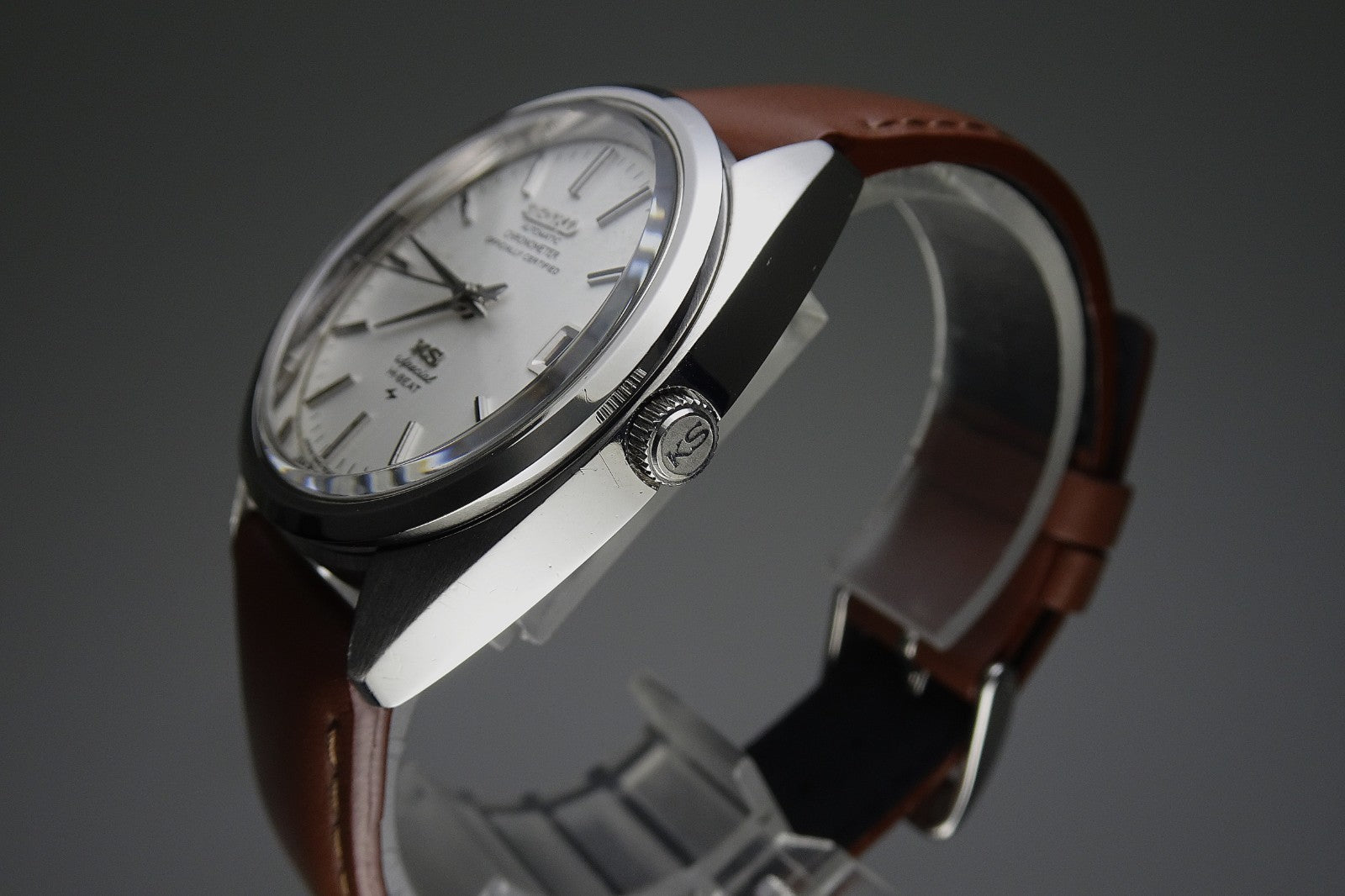 Vintage 1973 JAPAN KING SEIKO CHRONOMETER SPECIAL 5245-6000 25Jewels Automatic.